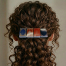 Miniature Books Hair Clip with Real Pages