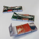 Miniature Books Hair Clip with Real Pages