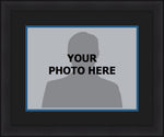 NBA Basketball Photo Picture Frame Kit - Indiana Pacers (Black Matting, Navy Trim)