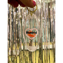 Misandrist Motel Keychain Crystal Clear