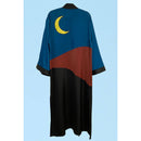 Miss Sparkling Desert Night Kimono Big Long Textured Satin Duster | Light Jacket, Outdoor Robe, Swimsuit Coverup | Sizes S-1X