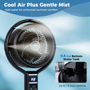 Misting Pedestal Fan Air Circulator with 90° Auto Oscillation Floor Standing Fan with 8 Speeds