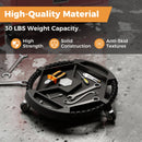 Mobile Automotive Tool Creeper with 3 Swivel Casters and 4 Compartments-Black