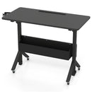 Mobile Standing Desk with Adjustable Height and Wheels