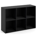 Modern 6-Cube Bookcase with Anti-tipping Kits for Bedroom Living Room-White