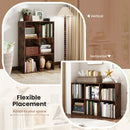 6-Cube Bookcase with Anti-Tipping Kit - Rustic Brown