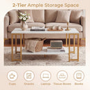 Modern Accent Table with Open Storage Shelf for Apartment and Lounge