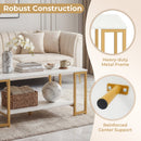 Modern Accent Table with Open Storage Shelf for Apartment and Lounge