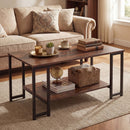 Modern Accent Table with Open Storage Shelf for Apartment and Lounge