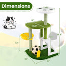 Multi-Level Cat Tree with Soccer Field & Hammock