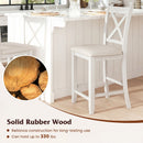 Counter Height Bar Stools with Cushion and Footrest