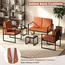 Modern Loveseat Sofa 2 Seater Small Couch