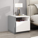 Modern Minimalist Nightstand with Drawer for Bedroom