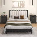 Modern Nightstand with 2 Drawers for Small Spaces