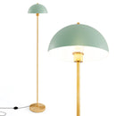 Modern Standing Lamp with Adjustable Lamp Head and Foot Switch