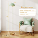 Modern Standing Lamp with Adjustable Lamp Head and Foot Switch