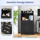Storage Dresser with Anti-Toppling Device, 44" Tall