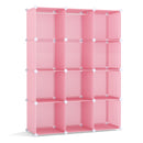Modular Kids Wardrobe with 10 Cubes & Hanging Rod