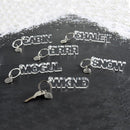 Mogul Acrylic Word Key Chain | Clear Word Shaped Keyholder