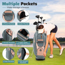 Molded Lock Top Golf Cart Bag with 14-Way Full Length Dividers and 11 Pockets