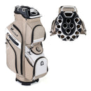 Molded Lock Top Golf Cart Bag with 14-Way Full Length Dividers and 11 Pockets