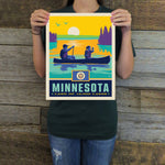 Minnesota (State Pride) Art Print