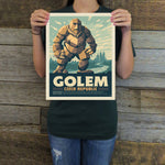 Czech Republic: Golem (Legends & Monsters) Art Print