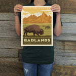 Badlands National Park: Good Life (63 National Parks) Art Print