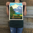 Glacier National Park: Indian Pass (63 National Parks) Art Print