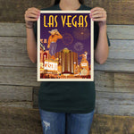 Las Vegas: Viva Vintage Vegas (American Travel) Art Print