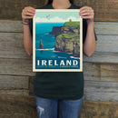 Ireland: O'Brien's Castle at Cliffs of Moher (World Travel) Art Print