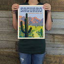 Saguaro National Park: Cactus Wren (63 National Parks) Art Print