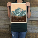 Grand Teton National Park: Morning Glory (63 National Parks) Art Print