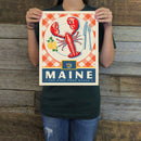 Maine (State Pride) Art Print