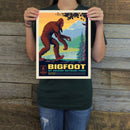 Mount Rainer National Park: Bigfoot (Legends & Monsters) Art Print