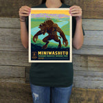 Theodore Roosevelt National Park: Miniwashitu (Legends & Monsters) Art Print