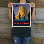 Devils Tower: Aliens (American Travel) Art Print