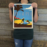 Miami, FL (American Travel) Art Print