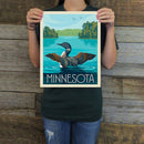 Minnesota: Loon (American Travel) Art Print