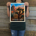 Joshua Tree National Park: Desert Sunrise (63 National Parks) Art Print