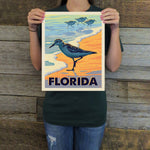 Florida: Sandpiper (American Travel) Art Print