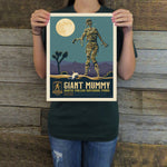 Death Valley National Park: Giant Mummy (Legends & Monsters) Art Print