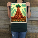 Sequoia National Park: At the Foot of Sherman (63 National Parks) Art Print