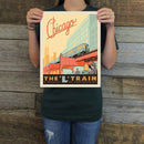 Chicago: L Train (American Travel) Art Print