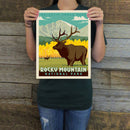 Rocky Mountain National Park: Longs Peak (63 National Parks) Art Print