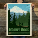 Mount Hood, OR (American Travel) Art Print