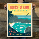 Big Sur, CA (American Travel) Art Print