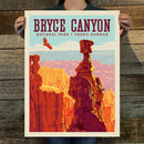 Bryce Canyon National Park: Thor's Hammer (63 National Parks) Art Print