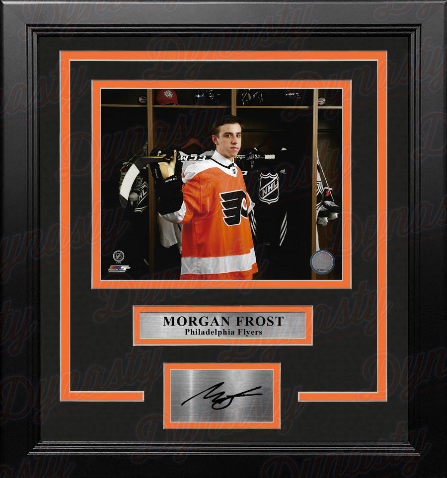 Morgan Frost Locker Room Philadelphia Flyers 8