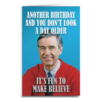 Mister Rogers "Make Believe" Birthday Card